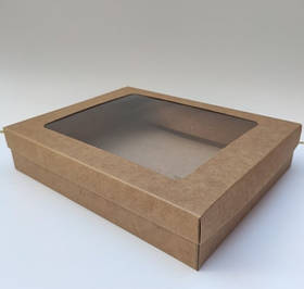 Коробка для постільної білизни 30 см х 40 см х 8 см крафт