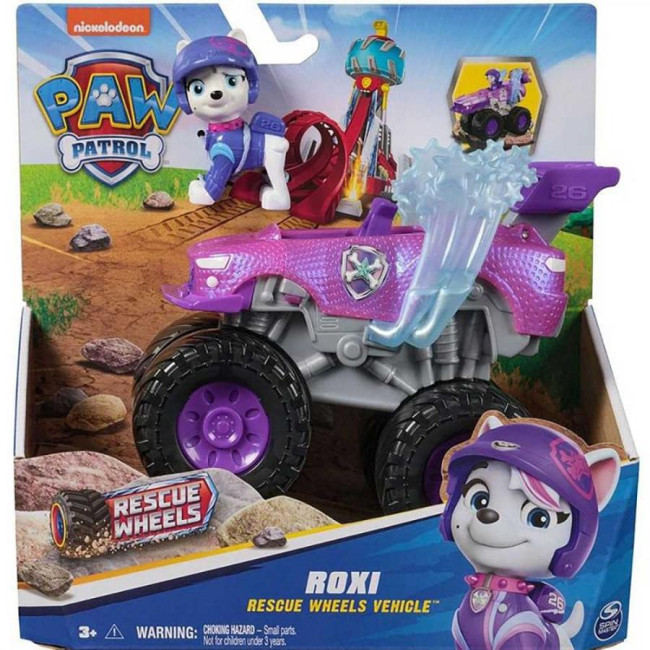 Ігровий набір PAW Patrol The Mighty Movie Рятувальний автомобіль-трансформер з водієм Роксі, фото 1