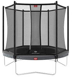 Батут BERG Favorit 270 Grey із захисною сіткою Comfort