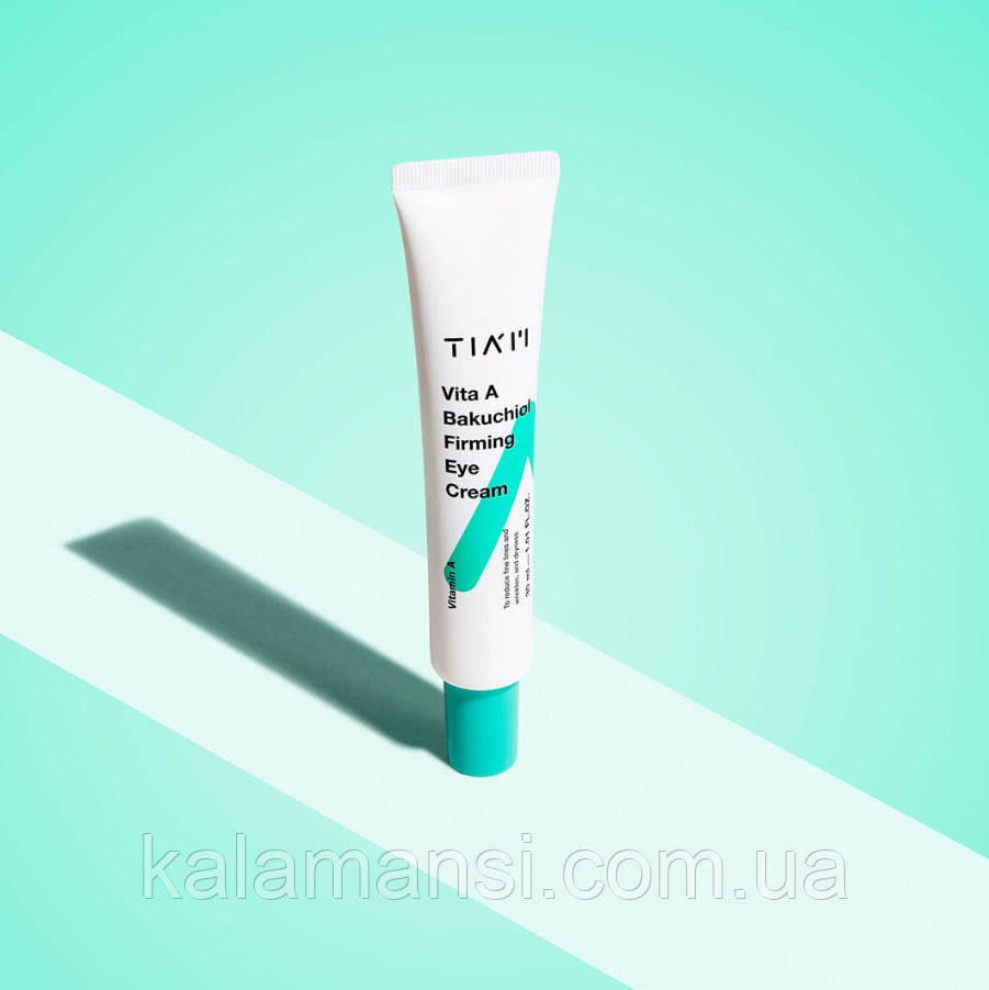 Крем для зони навколо очей з бакучіолом TIAM Vita A Bakuchiol Firming Eye Cream 30 мл, фото 1