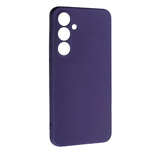 Силіконовий чохол Case SMTT (AA) для Samsung S24 FE Dark Violet
