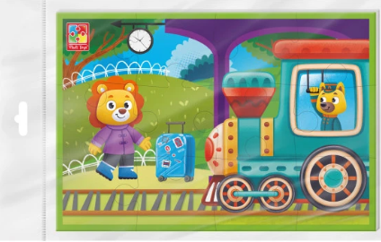 Пазли м'які "Потяг" №VT1104-22, фото 1