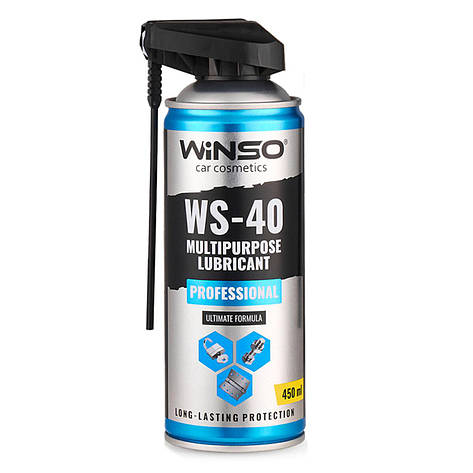 Змазка багатофункціональна Winso WS-40 Professional Multipurpose Lubricant, 450мл, фото 1