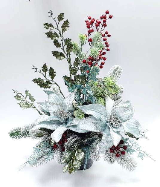 Новорічний композиція на кладовище 60*45см 1210.002, фото 1