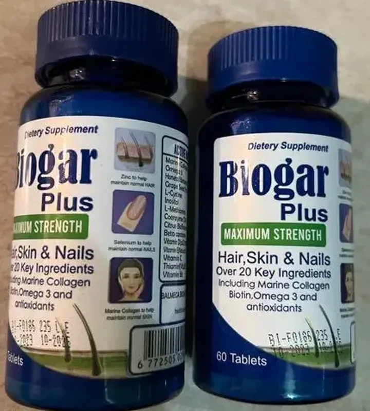 Biogar Plus Витамины для волос 60шт. Египет - фото 1 - id-p2123194077