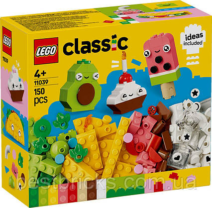 Конструктор Lego Classic Творчі друзі з їжею 11039