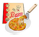 Лопата для піци 305 мм із дерев'яною ручкою Pizza Peel, фото 3