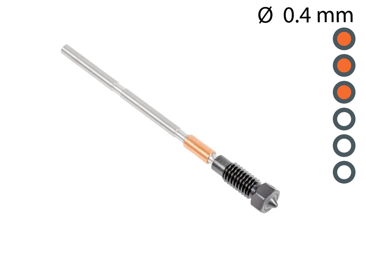 Сопло Prusa Nozzle ObXidian - 0.4mm (9203) для 3D-принтерів XL, MK3.9, MK4