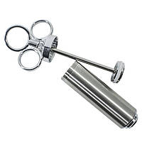 Шприц для маринування м’яса Lesko з нержавіючої сталі, 3 голки, для барбекю, інжектор, фото 6