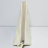 Косметичка бежева натуральна шкіра, фото 2