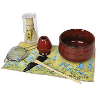 Набір Mavanto 5424 для приготування чаю матча 7 предметів Red, фото 2