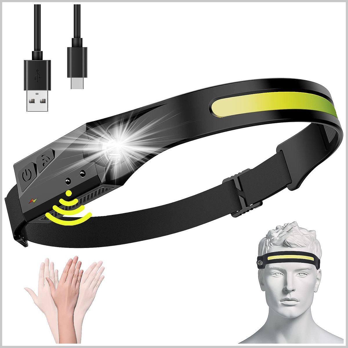 Ліхтарик налобний BAILONG BL-G82 XPE+COB USB