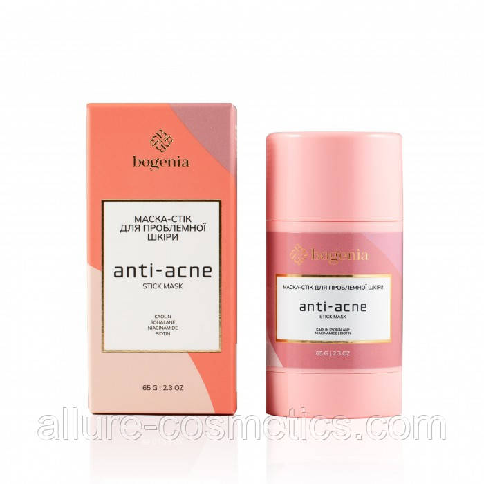 Маска-стік для проблемної шкіри обличчя Anti-acne Stick Mask Bogenia BG437 №002