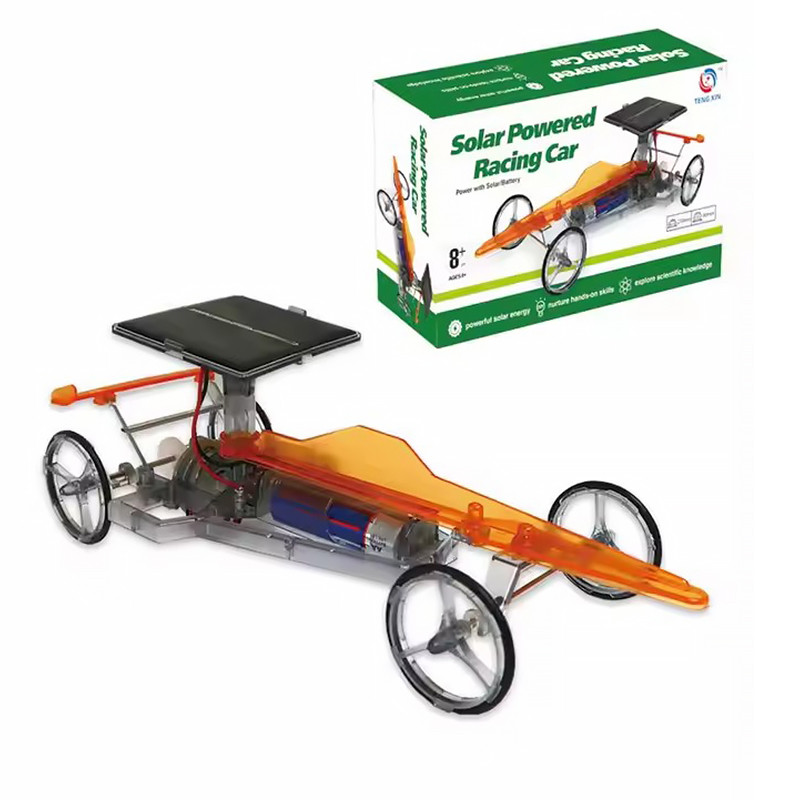 Конструктор Solar Powered Racing Car TXX-058 автомобіль на сонячній батареї та АКБ розвиваючий набір, фото 1