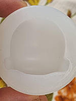 Сіліконовий молд для полімерної глини. Лялькове личко. Обличчя №6А Розмір 30*33 мм