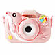 Дитячий цифровий фотоапарат TOY ET015 PINK WHALE 2 камери 12МР, фото 2