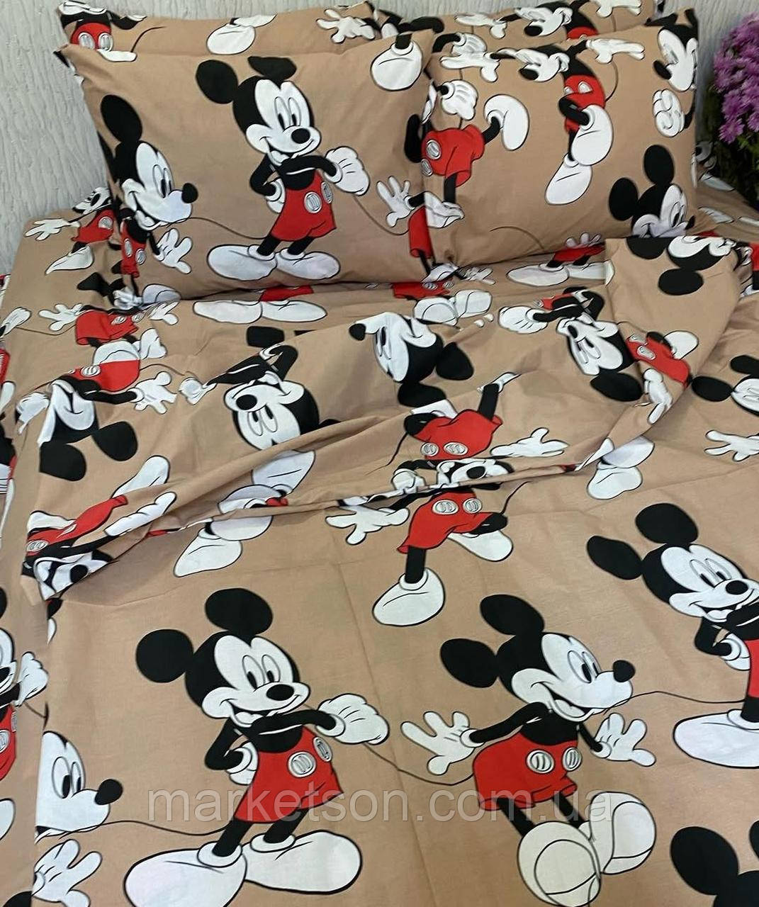 Дитяча полуторна постільна білизна бавовна