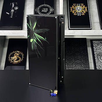 Нарди скляні з деревом Лист 50×24×6см подарункові