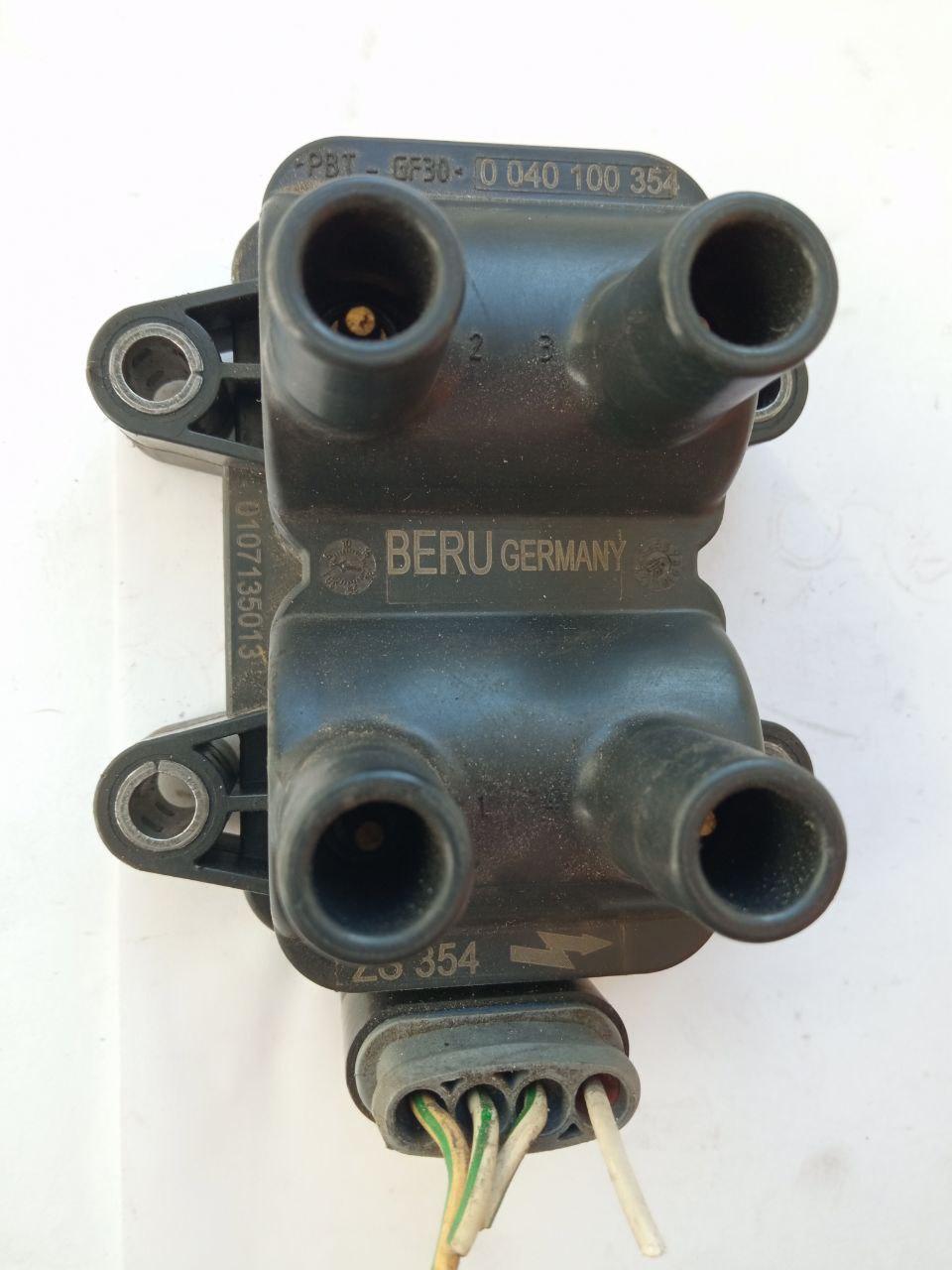 Катушка запалювання Renault Twingo Beru ZC-354 / ZC354 / 0040100354 / 0107135013