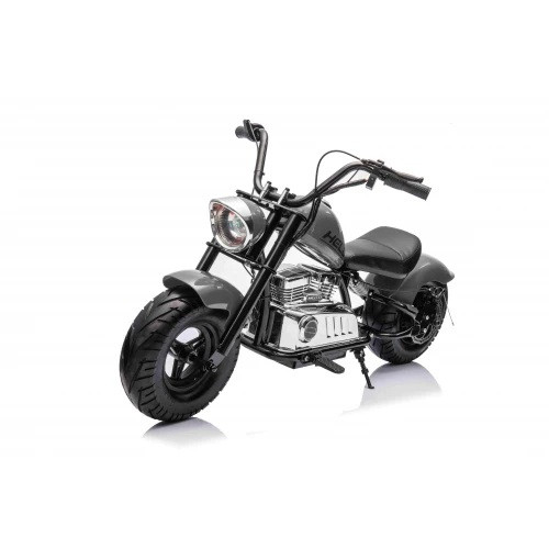 Дитячий акумуляторний мотоцикл Chopper Warrior Сірий, фото 1