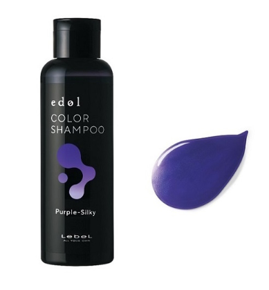 Lebel Edol Color Shampoo PS (Purple-Silky) 150 мл. Шампунь відтінку з функцією придушення жовтого кольору