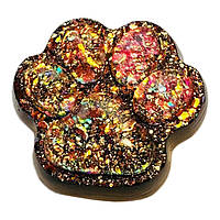 Іграшка антистрес лапка с блистками Bambi 6675.1 (black\gold)