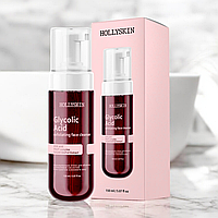 Пінка для вмивання обличчя відлущуюча з гліколевою кислотою Hollyskin Glycolic Acid 150 мл