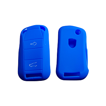 Чохол для ключа Porsche синій