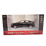 Машина металева Tesla Model 5 Тесла чорна 1:22 світло звук відч двері баг капот 21*8*7см (RS-66012), фото 8