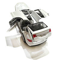 Машина металева Tesla Model 5 Тесла біла 1:22 світло звук відч двері баг капот 21*8*7см (RS-66012), фото 8