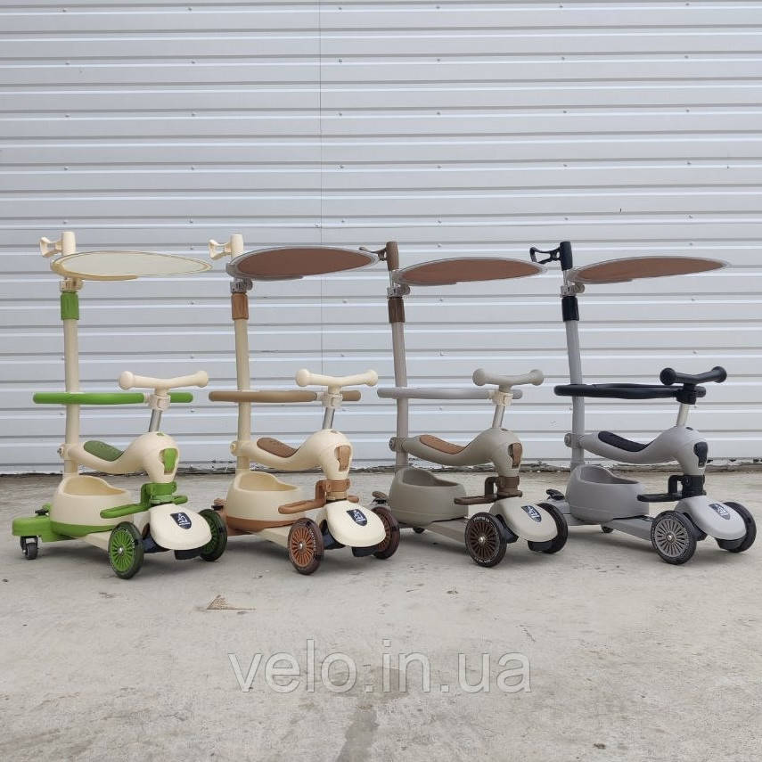 Самокат-беговел Scooters Ambrella K600, дитячий самокат, біговел для дитини
