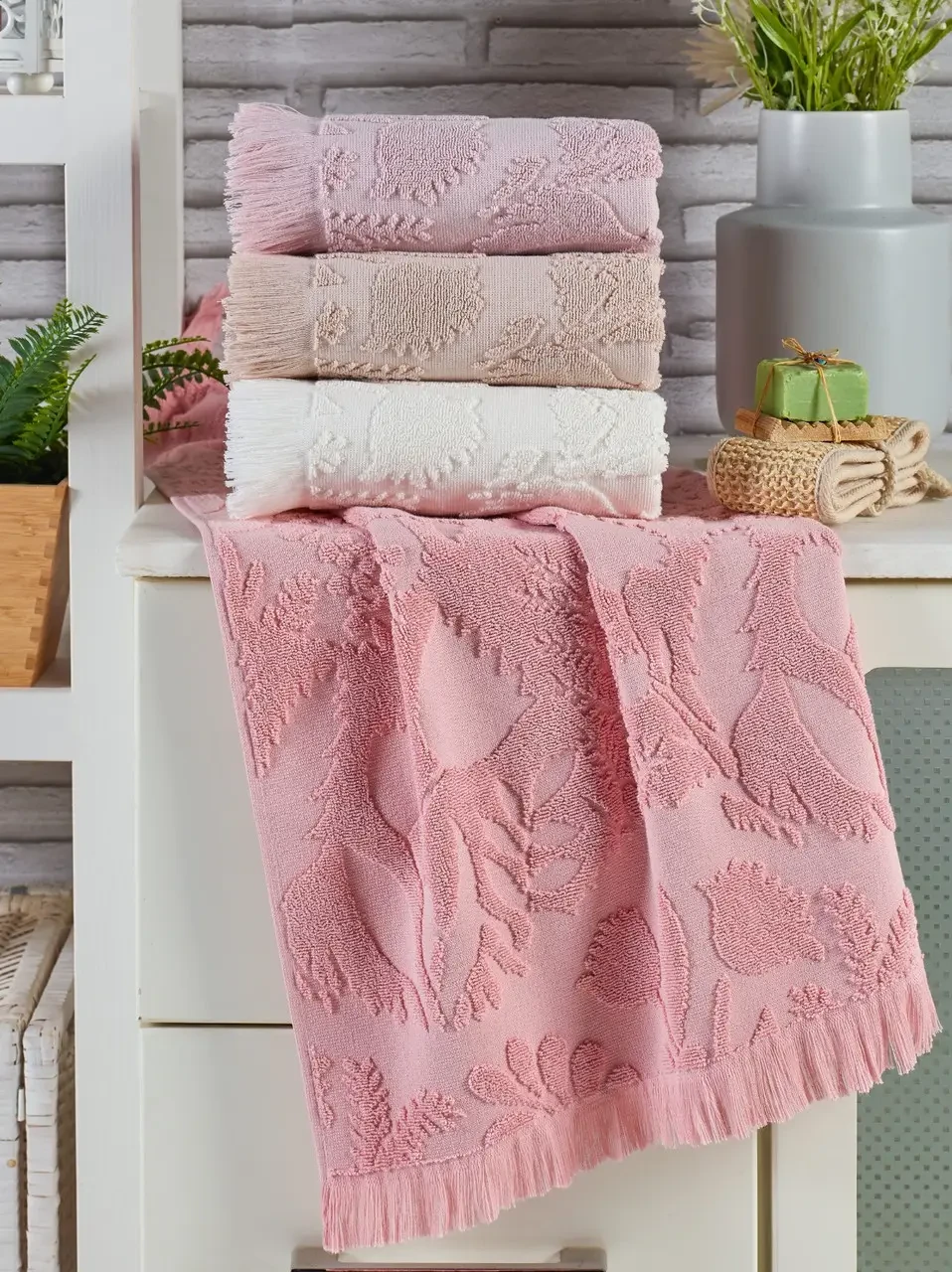 Полотенце банное Lux Cotton 70x140 см от Philippus, Турция