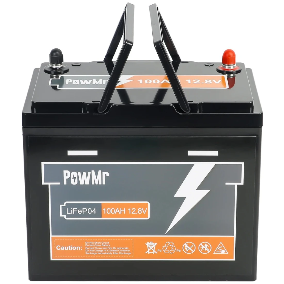 Акумуляторна батарея для інвертора PowMr 100 Ah 12.8 V mini Lifepo4 (POW-100AH-12V)