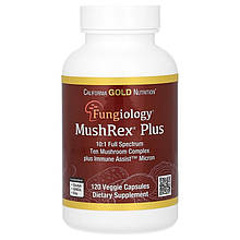 Комплекс грибів California GOLD Nutrition, Fungiology "MushRex Plus" (120 капсул)