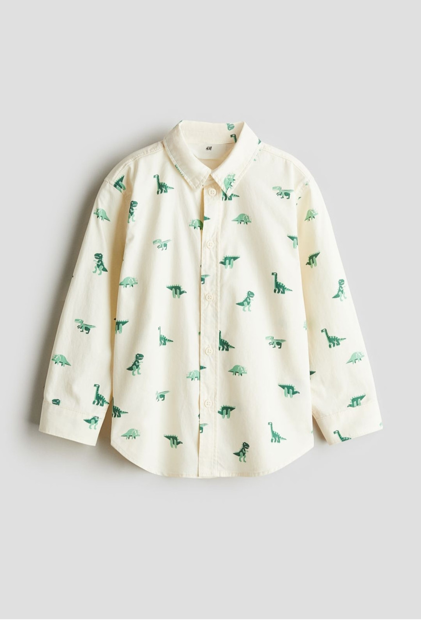 Сорочка молочна Динозаври H&M 92, 134, 140см, фото 1