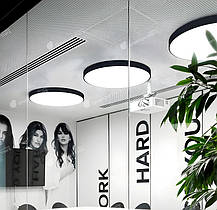 Чудовий підвісний світильник світлодіодний для офісу 145Вт, діаметр 100см. Освітлення для магазину, бару, кафе, фото 5