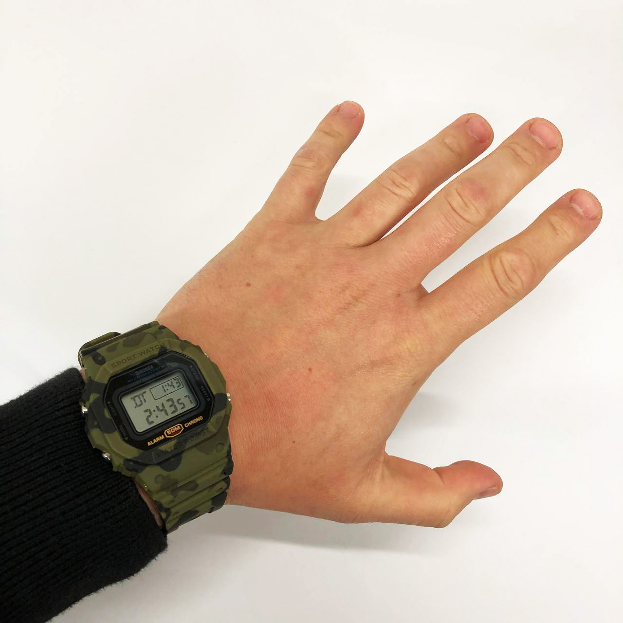 Годинники чоловічі для плавання SKMEI 1628CMGN, Годинники для подорожей Спортивно-тактичні IZ-62, фото 1