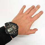 Брендові наручні чоловічі кварцові годинники SKMEI 1761BKWT, Наручні чоловічі класичні бізнес-годинники YA-87, фото 3