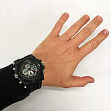 Годинники військові чоловічі SKMEI 2065BKWT, Водонепроникні годинники з гарантією PU-59, фото 2