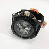 Годинники військові чоловічі SKMEI 2065BKWT, Водонепроникні годинники з гарантією PU-59, фото 4