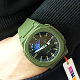 Армійські чоловічі годинники хорошої якості, Чоловічі армійські водостійкі тактичні годинники EH-83, фото 3