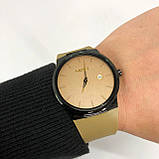 Стильні повсякденні чоловічі кварцові годинники, Оригінальні чоловічі годинники ZE-24, фото 3