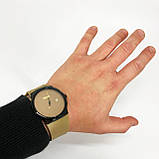 Стильні повсякденні чоловічі кварцові годинники, Оригінальні чоловічі годинники ZE-24, фото 4