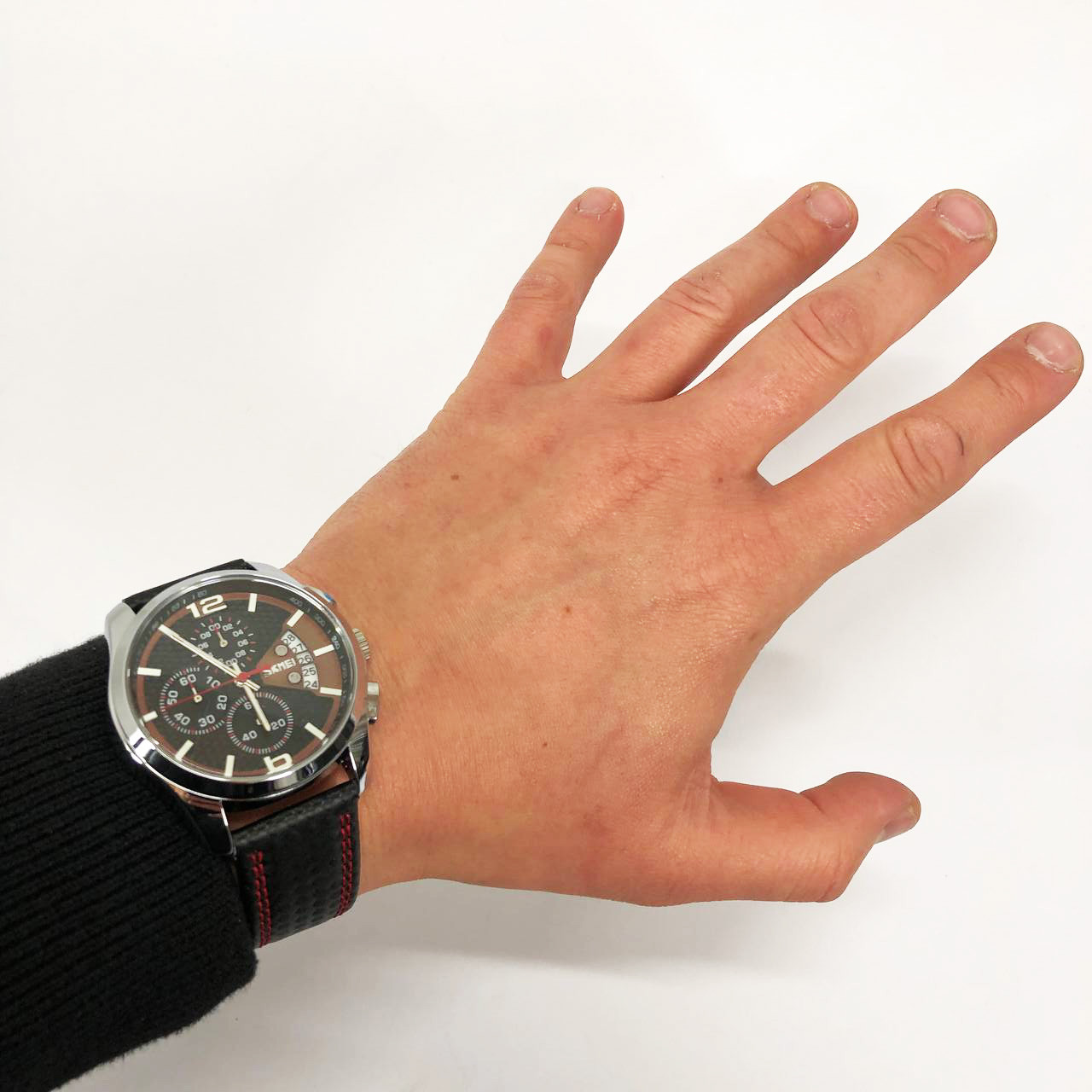 Оригінальні чоловічі класичні наручні годинники SKMEI, Чоловічі наручні годинники незвичайні стильні AY-28, фото 1