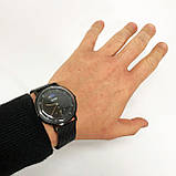 Модні чоловічі кварцові наручні годинники SKMEI 9245BK, Сталеві чоловічі кварцові годинники TX-93, фото 2
