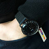 Модні чоловічі кварцові наручні годинники SKMEI 9245BK, Сталеві чоловічі кварцові годинники TX-93, фото 3