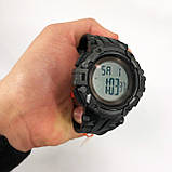 Чоловічі годинники з пластиковим ремінцем, Надійні чоловічі наручні годинники Водонепроникні XC-33, фото 4