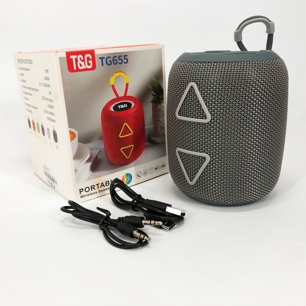 Bluetooth стерео колонка з функцією радіо TG655, Потужна колонка блютуз, Гучна QT-110 блютуз колонка