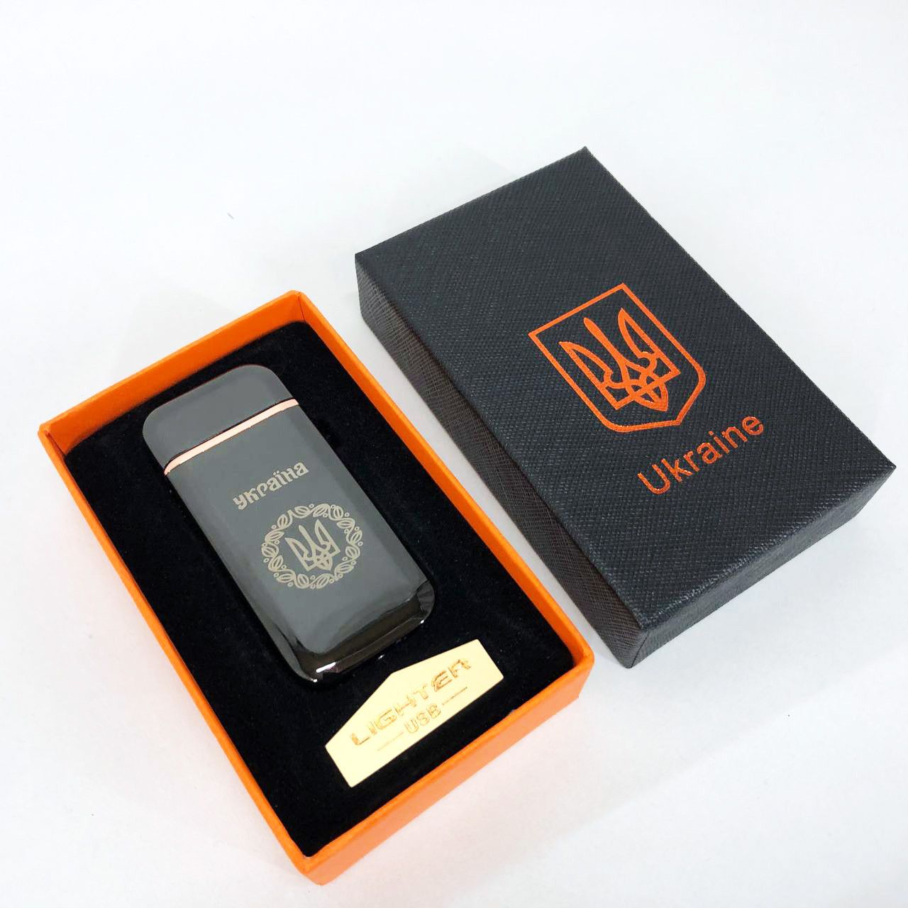 Дугова металева електроімпульсна usb запальничка HL-442, EI-937 Електрозапальничка військова, фото 1