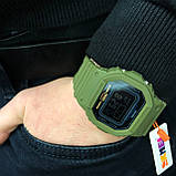Наручні годинники чоловічі тактичні чоловічі SKMEI 1628AGBK, Кращі тактичні годинники OM-21, фото 8